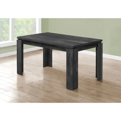 Rustic Contemporary 6-Seat Rectangular Dining Table