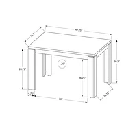 Farmhouse Contemporary 4-Seat Dining Table