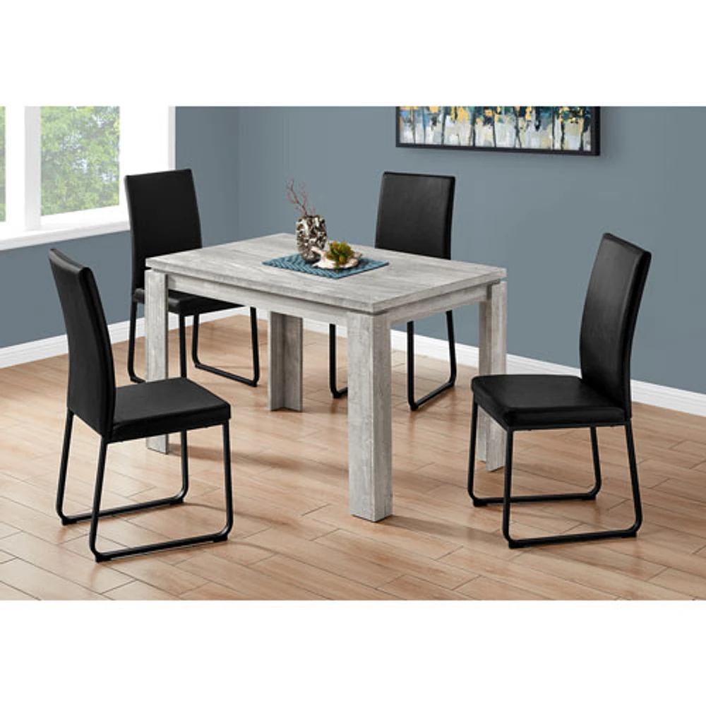 Farmhouse Contemporary 4-Seat Dining Table