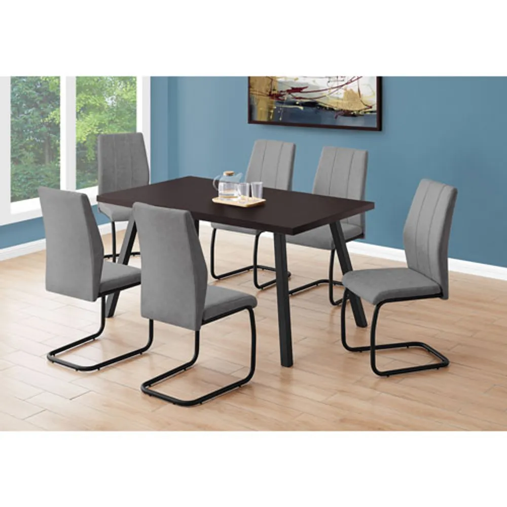 Industrial Contemporary 6-Seat Dining Table