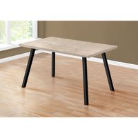 Industrial Contemporary 6-Seat Dining Table