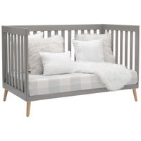 Delta Children Tucker 4-in-1 Convertible Crib - Grey