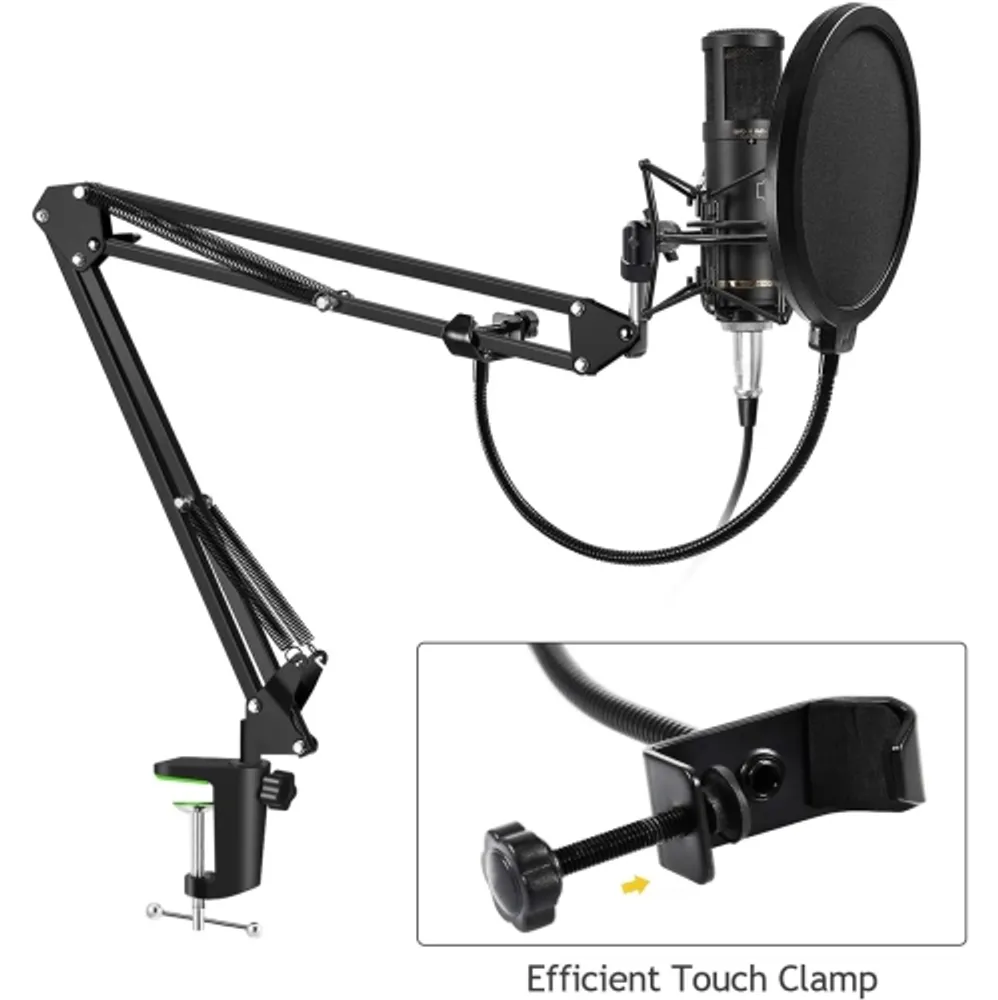 Blue Yeti Pro Microphone with Broadcast Arm and Pop Filter Kit