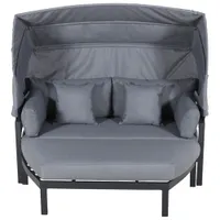 Seychelle Outdoor Day Bed - Dark Grey