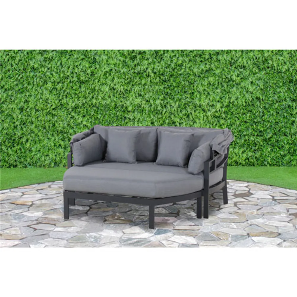 Seychelle Outdoor Day Bed - Dark Grey