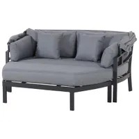 Seychelle Outdoor Day Bed - Dark Grey