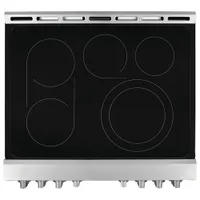 Frigidaire Pro 30" 5.4 Cu. Ft. True Convection 5-Element Electric Air Fry Range (PCFE307CAF) - Stainless