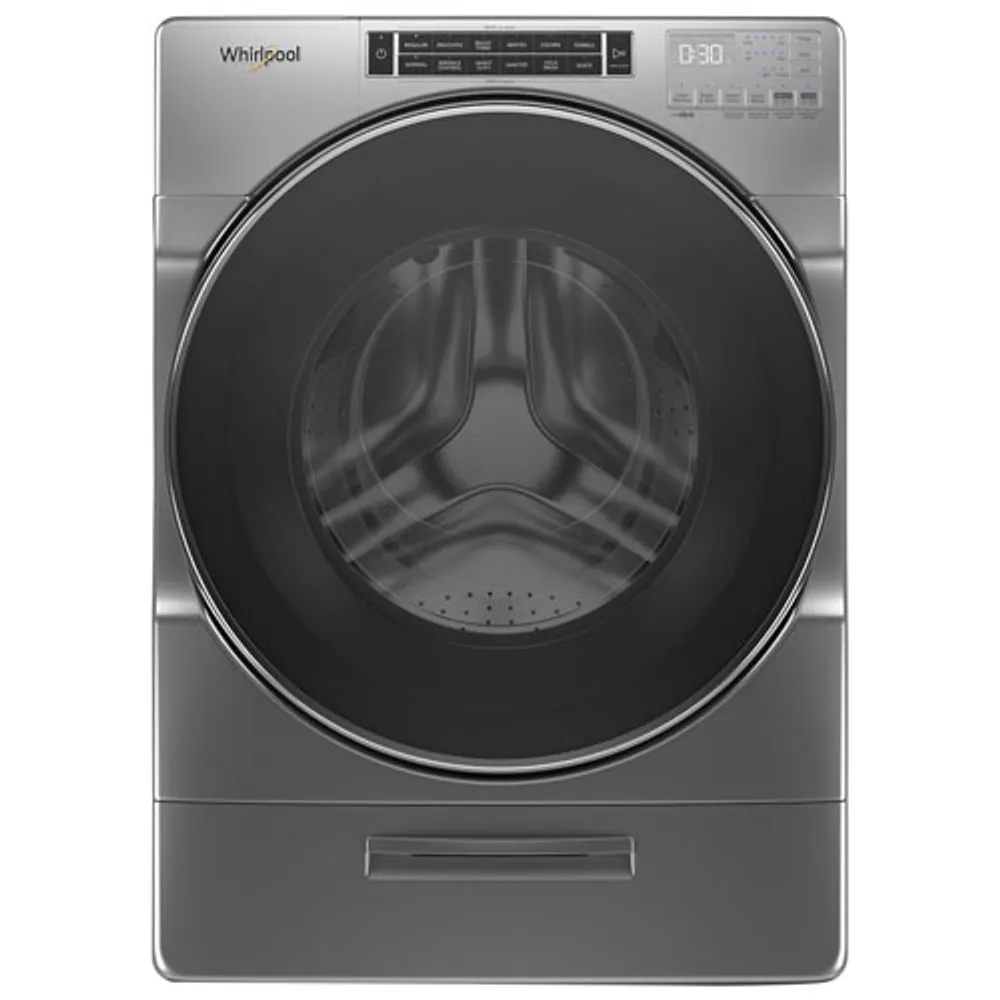 Whirlpool 5.8 Cu. Ft. Front Load Washer (WFW8620HC) - Chrome Shadow