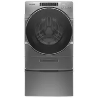 Whirlpool 5.8 Cu. Ft. Front Load Washer (WFW8620HC) - Chrome Shadow