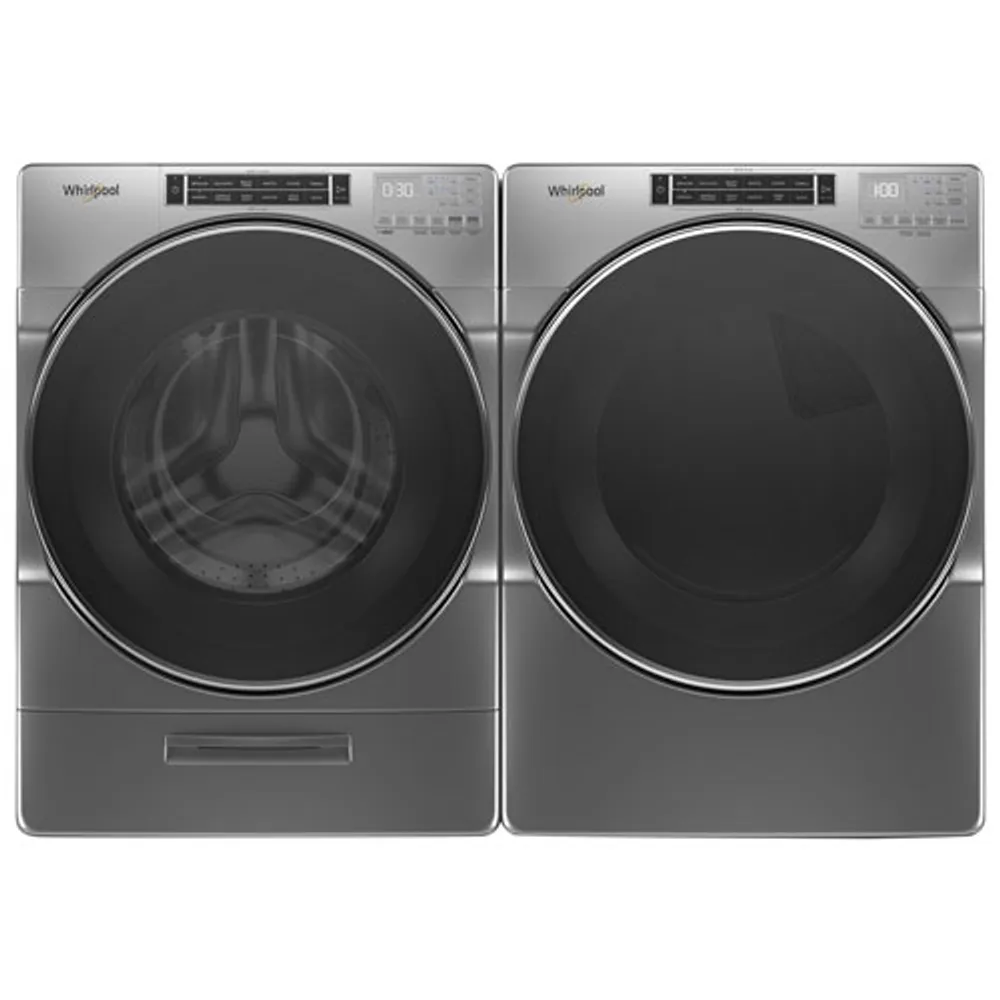 Whirlpool 5.8 Cu. Ft. Front Load Washer (WFW8620HC) - Chrome Shadow