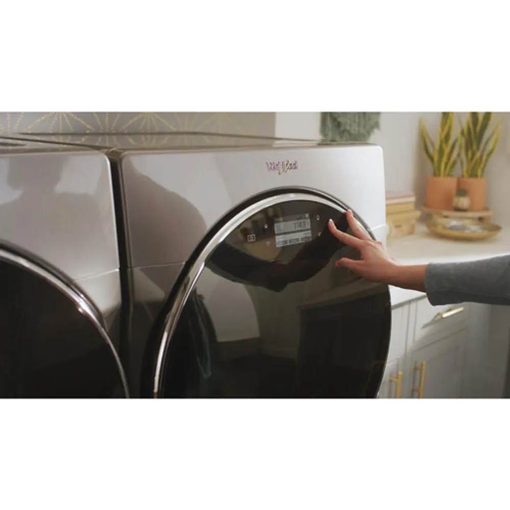 Whirlpool 5.8 Cu. Ft. Front Load Washer (WFW8620HC) - Chrome Shadow