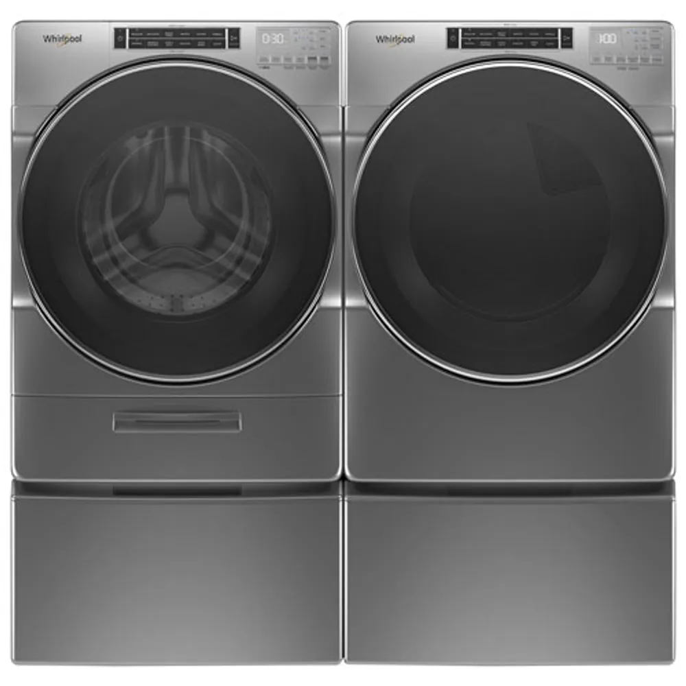 Whirlpool 5.8 Cu. Ft. Front Load Washer (WFW8620HC) - Chrome Shadow