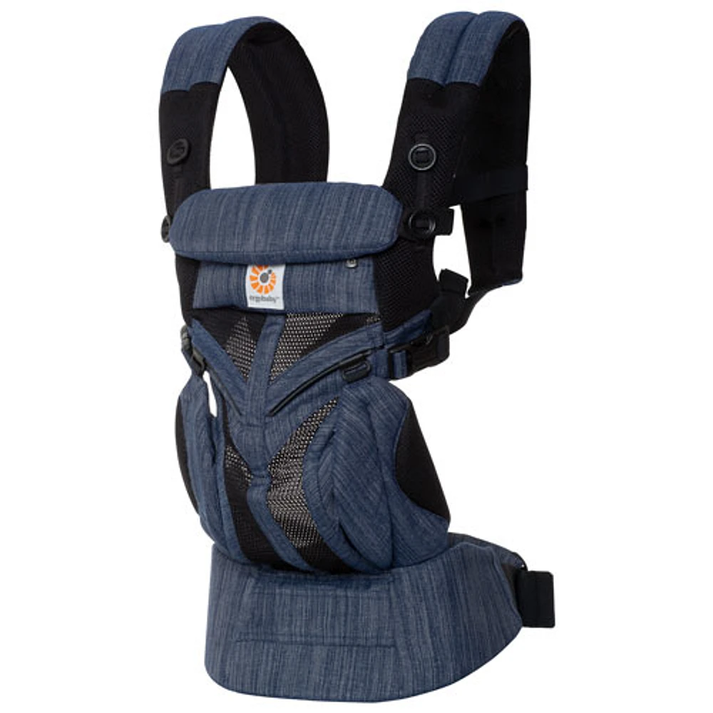 Porte-bébé en tissu maillé aéré à quatre positions Omni 360 Cool Air Mesh d'Ergobaby - Indigo