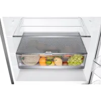 LG 28" 14.7 Cu. Ft. Counter-Depth Bottom Freezer Refrigerator (LBNC15251V) - Platinum Silver