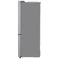 LG 28" 14.7 Cu. Ft. Counter-Depth Bottom Freezer Refrigerator (LBNC15251V) - Platinum Silver