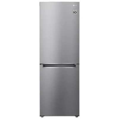 LG 24" 10 Cu. Ft. Bottom Freezer Refrigerator with LED Lighting (LRDNC1004V) - Platinum Silver