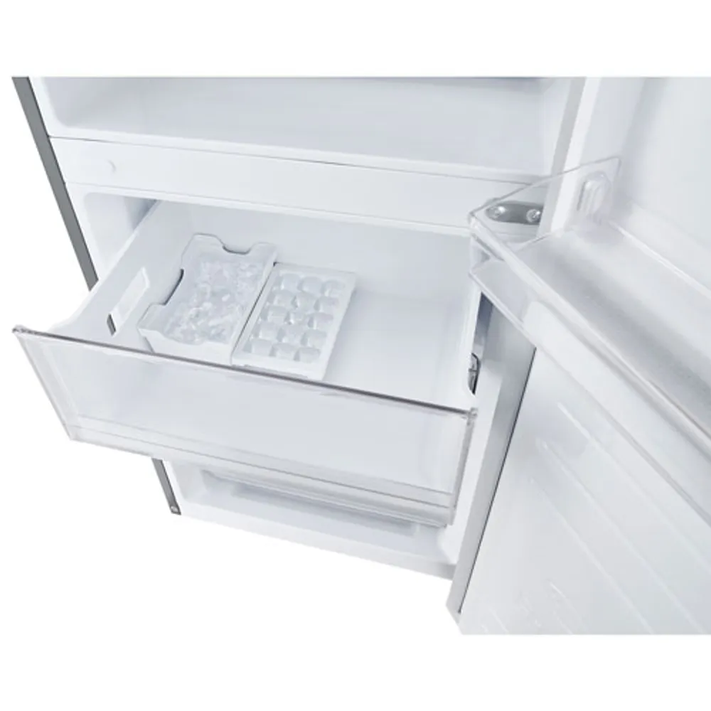 LG 24" 10 Cu. Ft. Bottom Freezer Refrigerator with LED Lighting (LRDNC1004V) - Platinum Silver