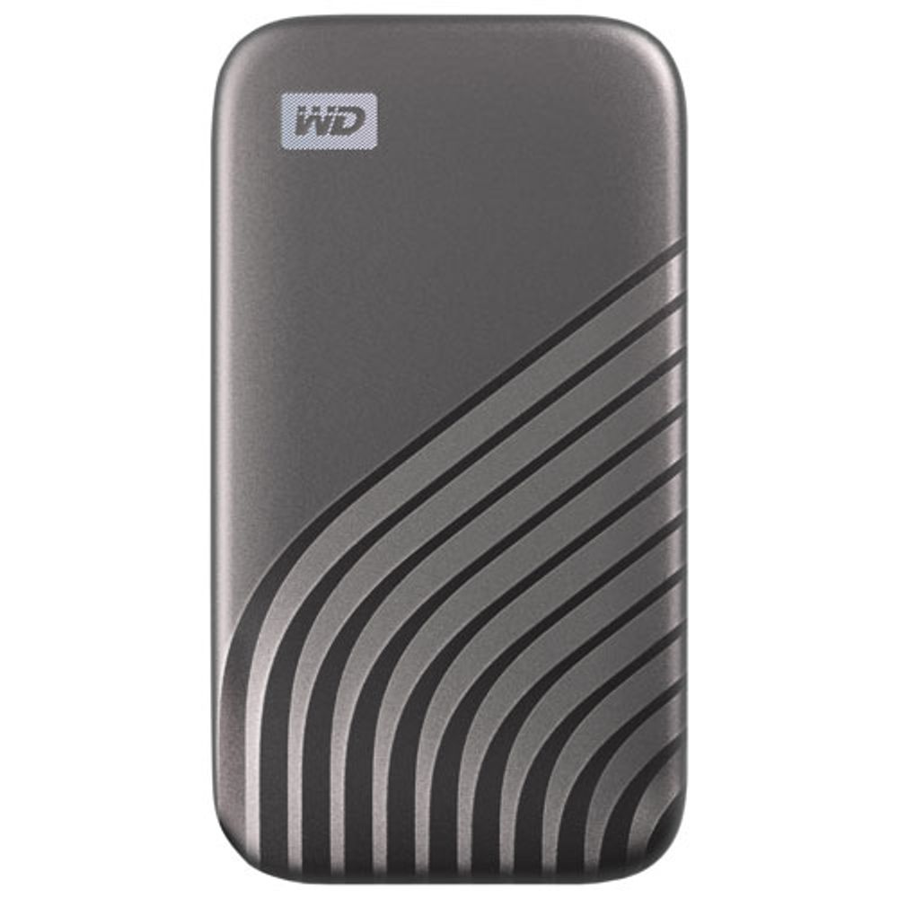 WD My Passport 2TB External Solid State Drive (WDBAGF0020BGY-WESN) - Grey