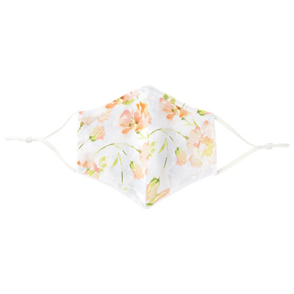 Masque en tissu réutilisable 3 épaisseurs pour adultes de Weddingstar - Floral pastel