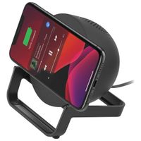 Belkin BOOST CHARGE 10W Wireless Charging Stand With Speaker (AUF001TTBK) - Black