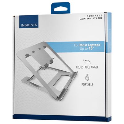 insignia ergonomic adjustable laptop stand