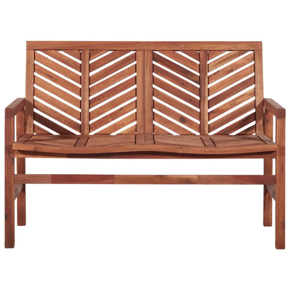 Winmoor Home Wood Patio Bench - Brown