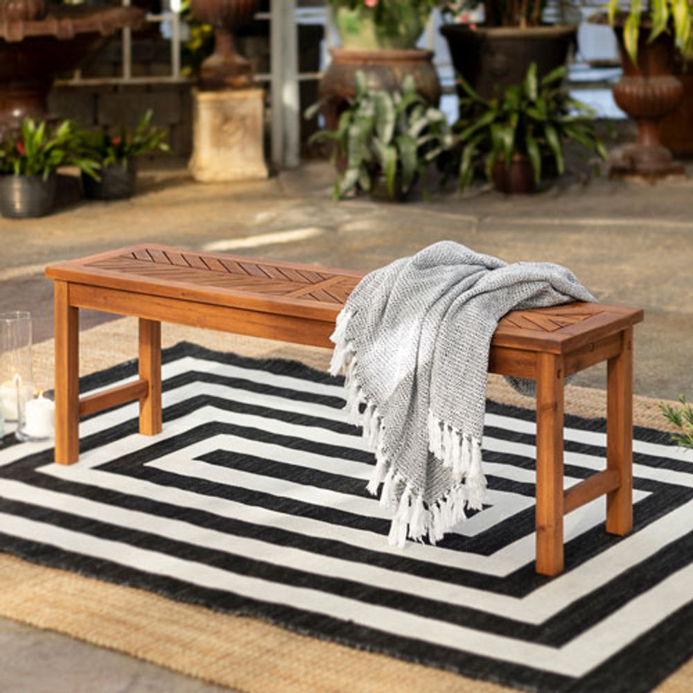 Winmoor Home Wood Patio Bench