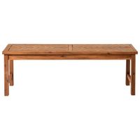 Winmoor Home Wood Patio Bench