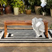 Winmoor Home Wood Patio Bench