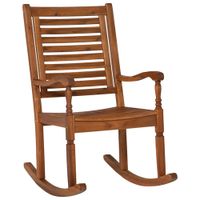 Winmoor Home Hardwood Patio Rocking Chair - Brown