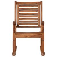 Winmoor Home Hardwood Patio Rocking Chair - Brown