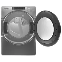 Whirlpool 7.4 Cu. Ft. Electric Steam Dryer (YWED8620HC) - Chrome Shadow