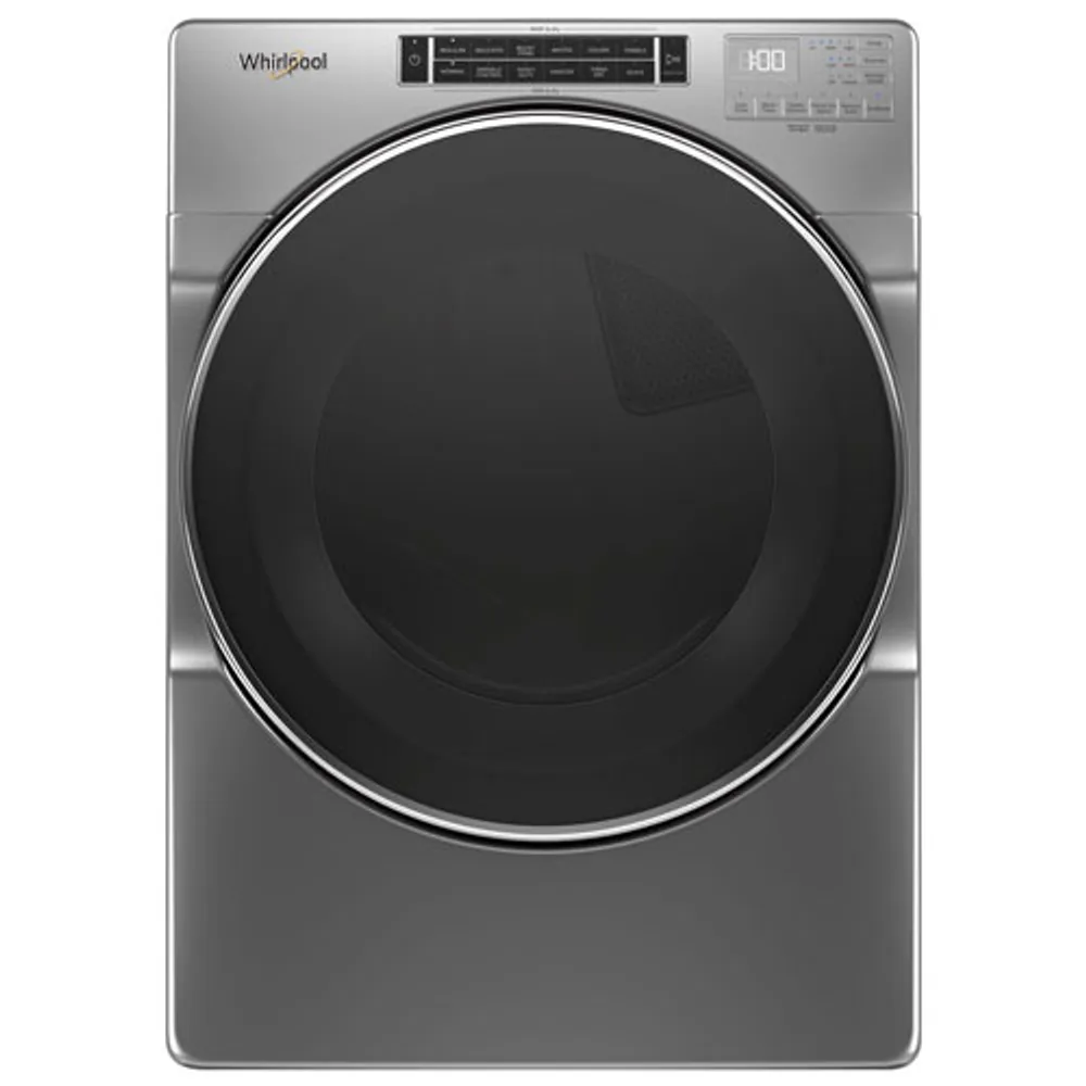 Whirlpool 7.4 Cu. Ft. Gas Steam Dryer (WGD8620HC) - Chrome Shadow