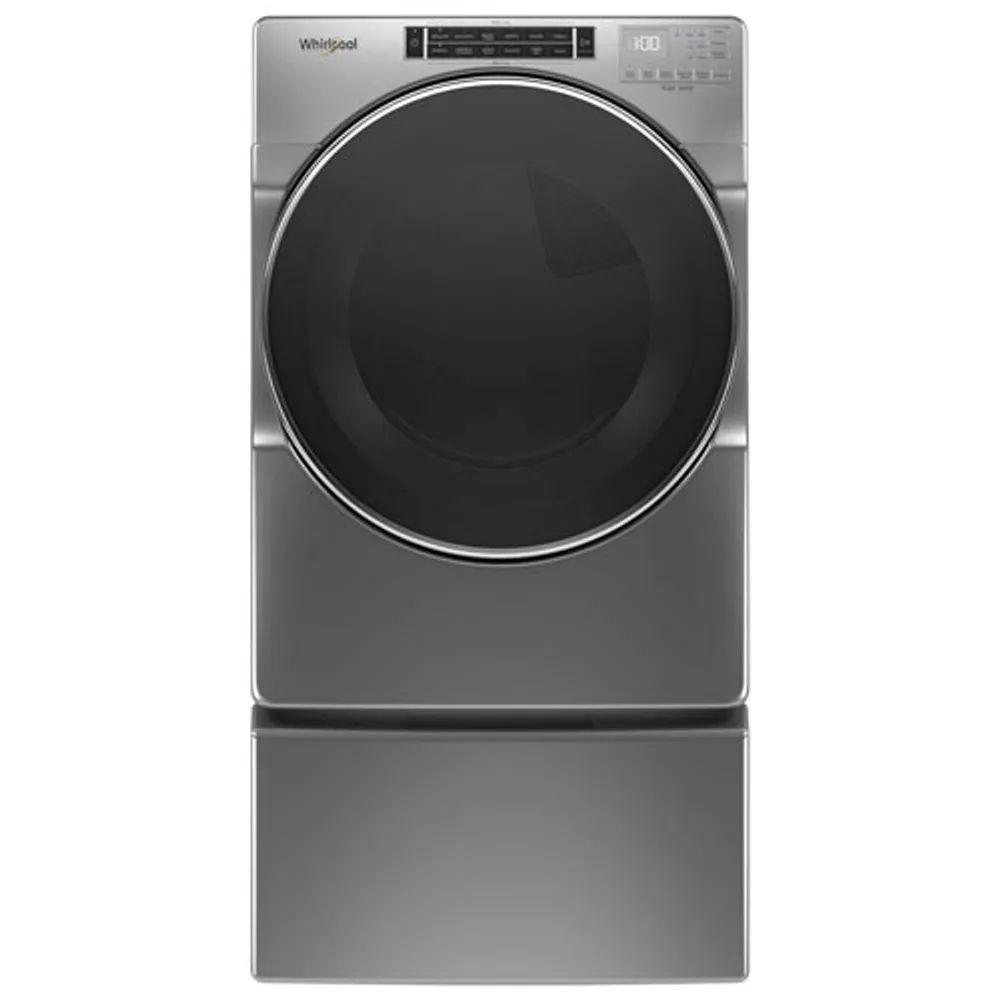 Whirlpool 7.4 Cu. Ft. Gas Steam Dryer (WGD8620HC) - Chrome Shadow