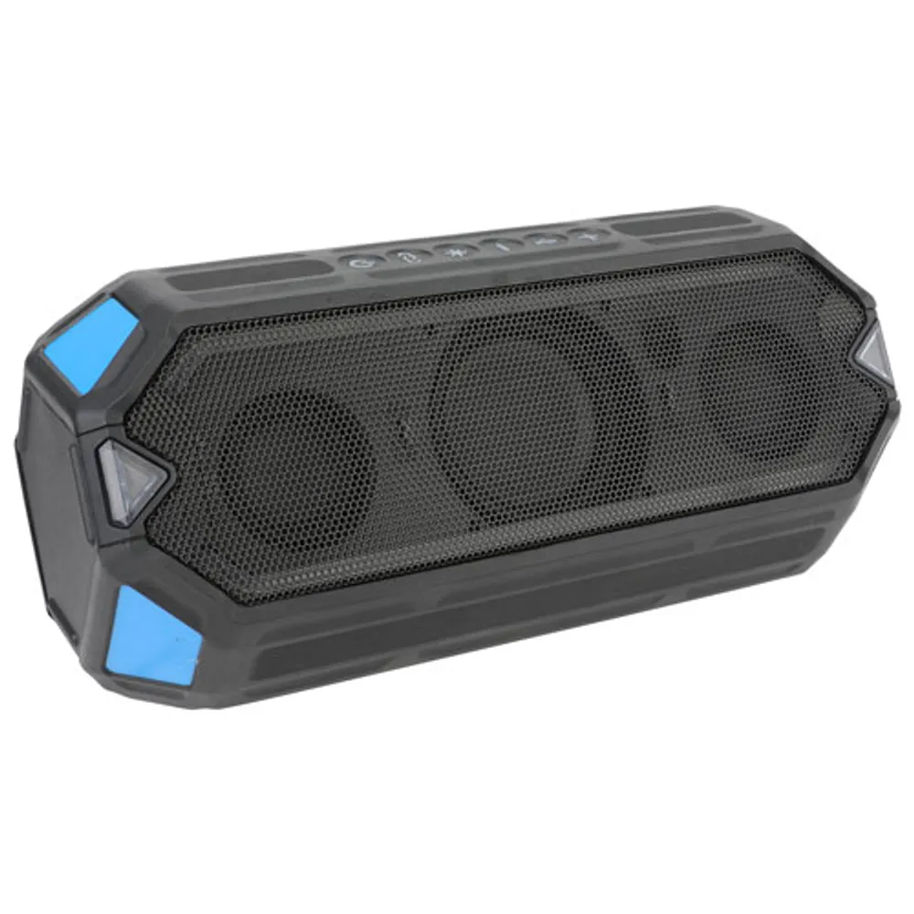 Altec Lansing HydraBoom Waterproof Bluetooth Wireless Speaker - Black/Royal Blue