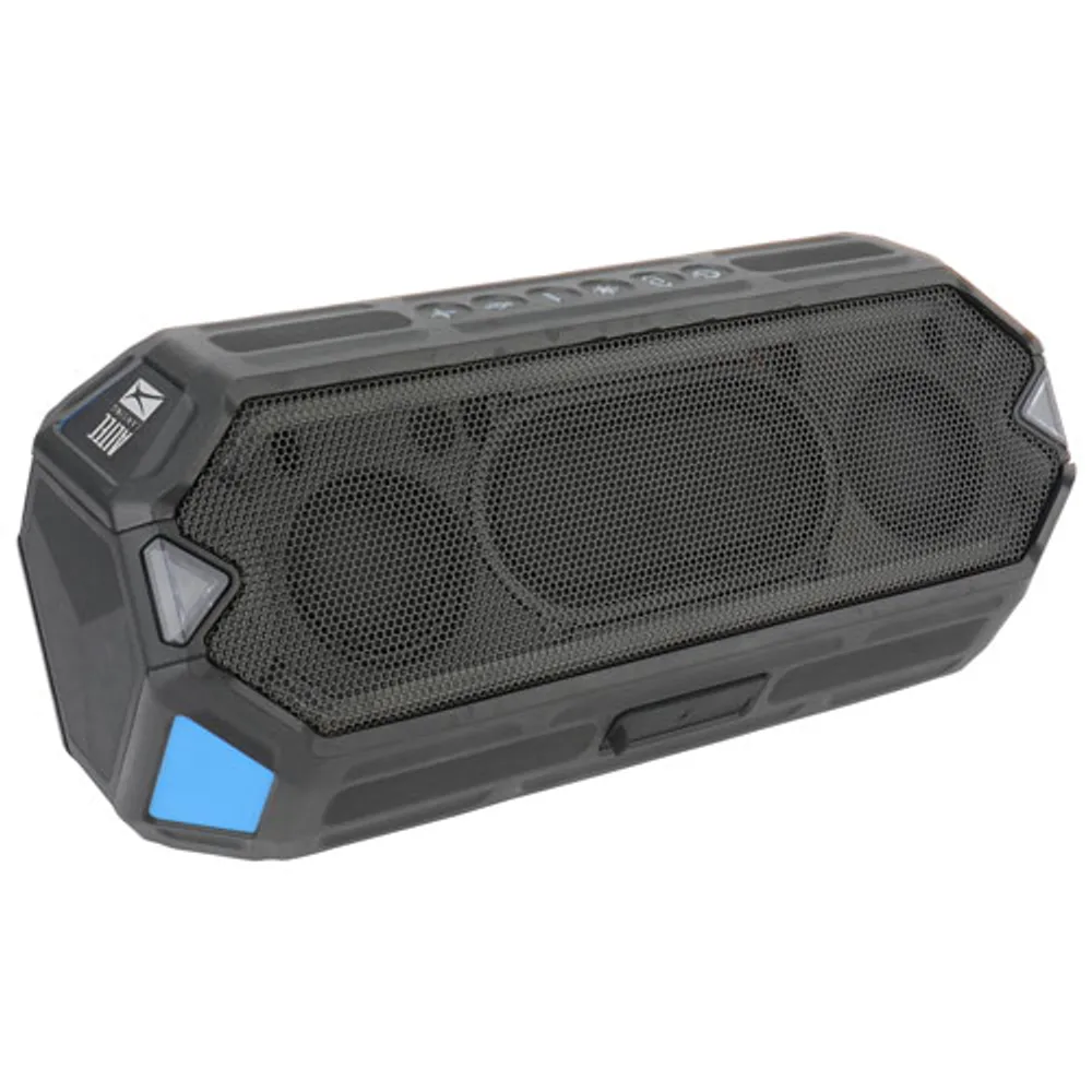 Altec Lansing HydraBoom Waterproof Bluetooth Wireless Speaker - Black/Royal Blue