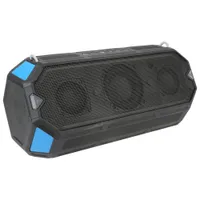 Altec Lansing HydraShock Waterproof Bluetooth Wireless Speaker - Black/Royal Blue