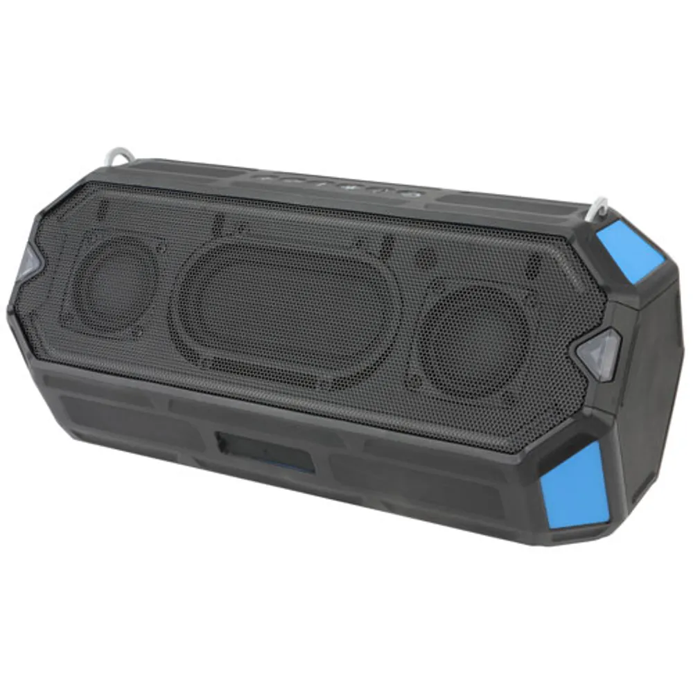 Altec Lansing HydraShock Waterproof Bluetooth Wireless Speaker - Black/Royal Blue