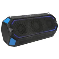 Altec Lansing HydraShock Waterproof Bluetooth Wireless Speaker - Black/Royal Blue