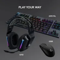 Casque de jeu sans fil RVB LIGHTSPEED G733 de Logitech