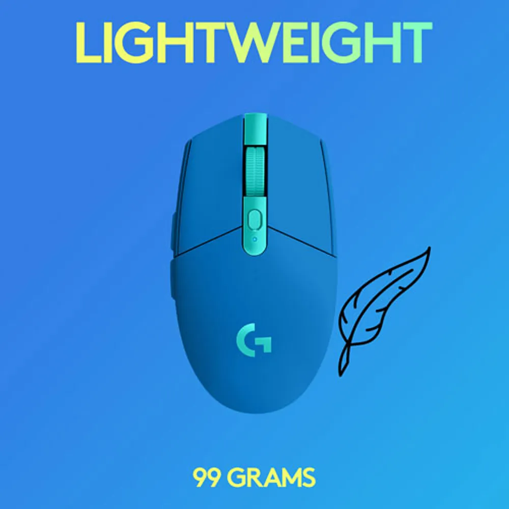 Logitech G305 LIGHTSPEED 12000 DPI Wireless HERO Optical Gaming Mouse