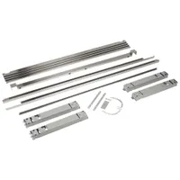 Frigidaire 79" Double Louvered Trim Kit - Stainless Steel