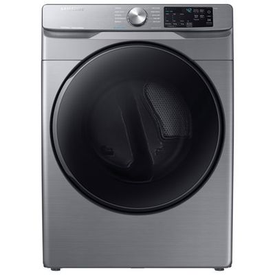 Samsung 7.5 Cu. Ft. Electric Steam Dryer (DVE45T6100P/AC) - Platinum - Open Box - Perfect Condition