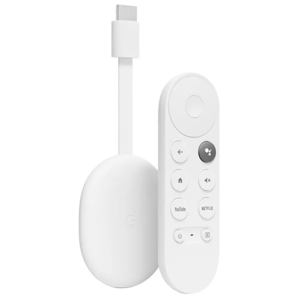 Google Chromecast with Google TV (4K) - Snow