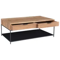 Joliet Contemporary Rectangular Coffee Table - Natural