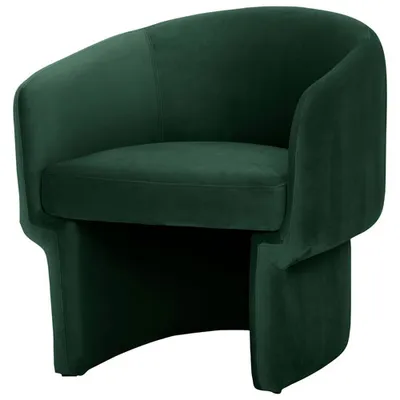 Franco Fabric Accent Chair - Dark Green