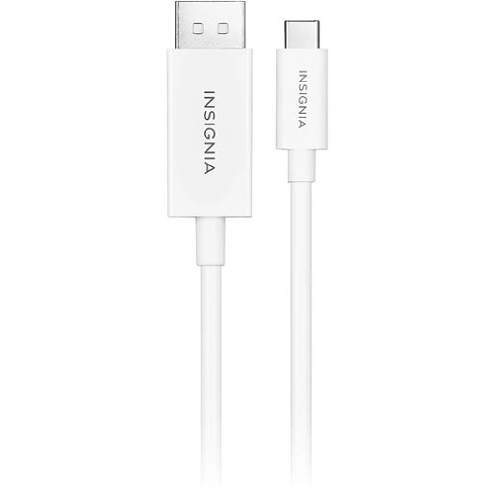 Insignia 1.8m (6ft) USB-C to 4K DisplayPort Cable (NS-PCKCD6-C) - Only at Best Buy - Only at Best Buy