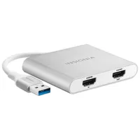 Insignia USB 3.0 to Dual HDMI with 4K Adapter- Only at Best Buy