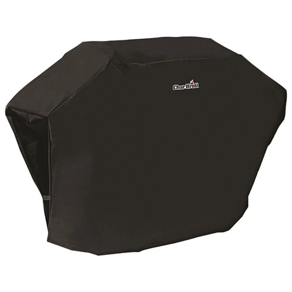 Char-Broil 5+ Burner Rip-Stop Grill Cover - 11.75" x 10" x 6" - Black