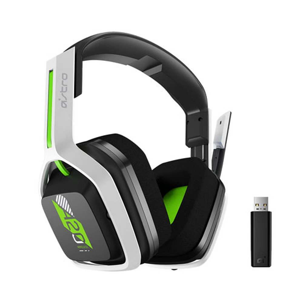 Casque de jeu sans fil et micro A20 2e gén. d'ASTRO Gaming Xbox Series X et Xbox One - Blanc/Vert